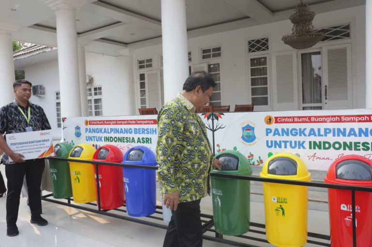 Pemkot Apresiasi BNI Dukung Program Pangkalpinang Bersih Indonesia Asri