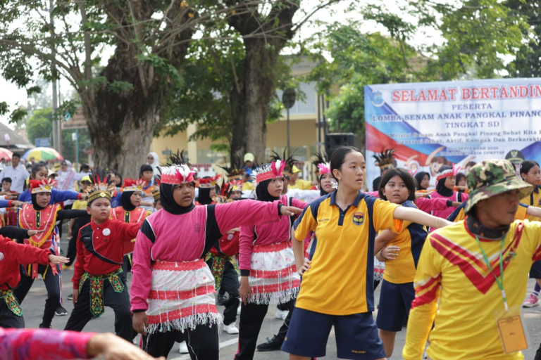 Pemkot Dorong Anak-Anak Jadi Generasi Sehat dan Berkarakter Melalui Senam