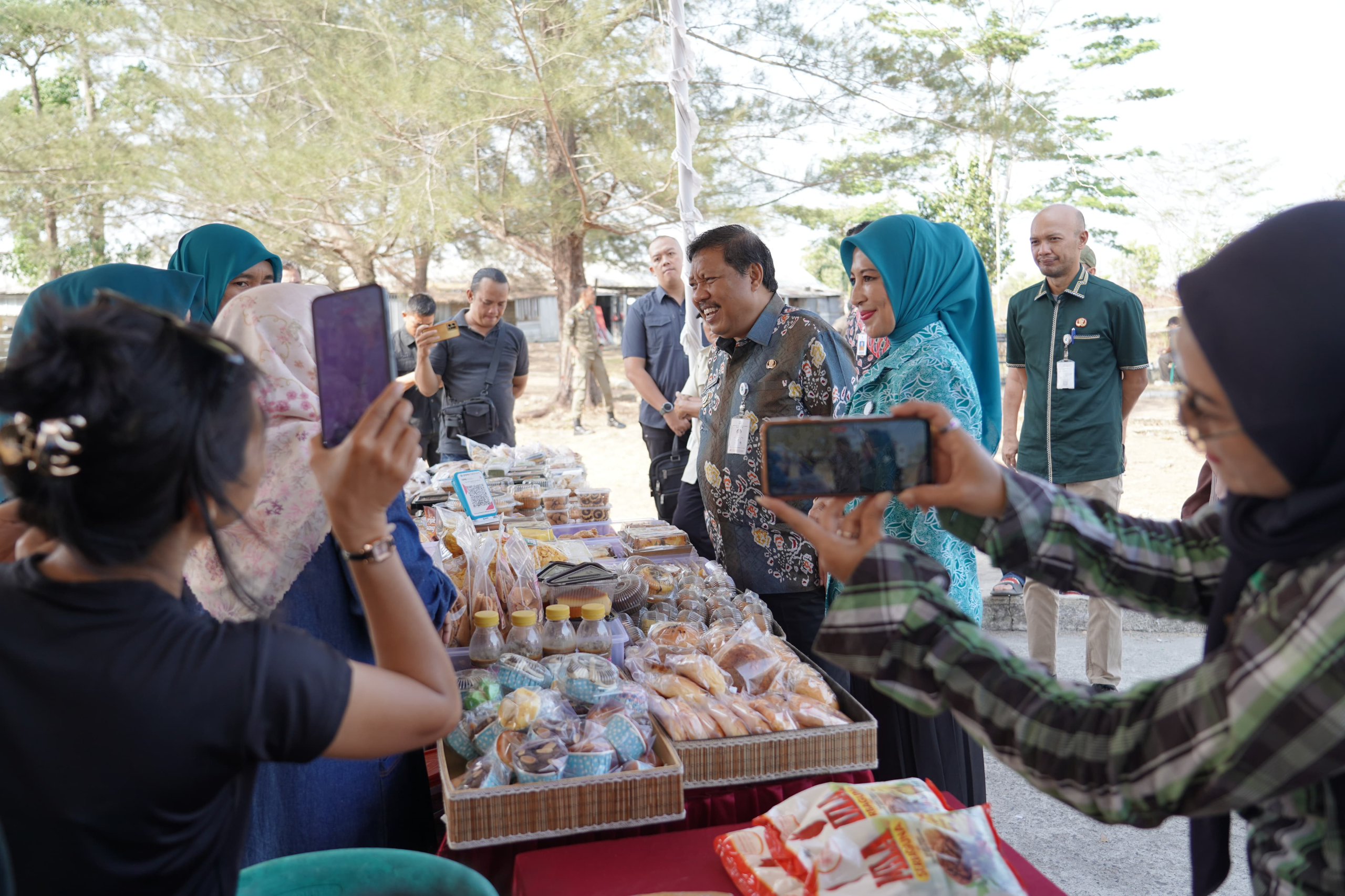 TP PKK Pangkalpinang Kolaborasi Hadirkan Gerakan Pangan Murah, Bazar dan Cek Kesehatan di Taman Mandara