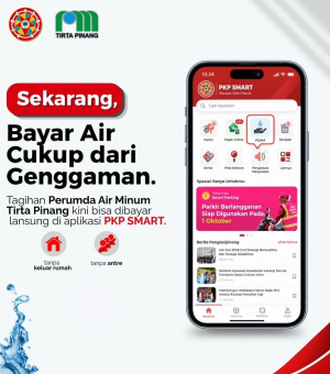 Tak Perlu Antre di Loket, Bayar Tagihan Air PDAM Kini Bisa Lewat PKP SMART