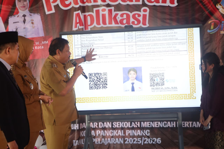 Pangkalpinang Ramah Digitalisasi, Kelulusan Siswa Dapat Diakses Via STIMULUS