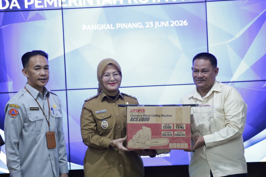 Pemkot Apresiasi Bantuan CSR PT MMS untuk Mendukung Tugas BPBD